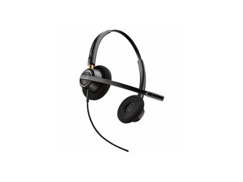 Poly - EncorePro 520 - Stereo Wired Headset - Noise Cancelling - 3.5mm - Over-the-head - Black-Front_Standard 