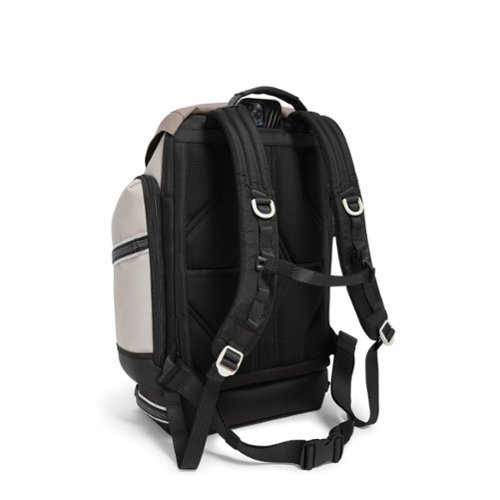 TUMI Alpha Bravo Expedition Flap Backpack - Chalk WORLDWIDE DELIVERY