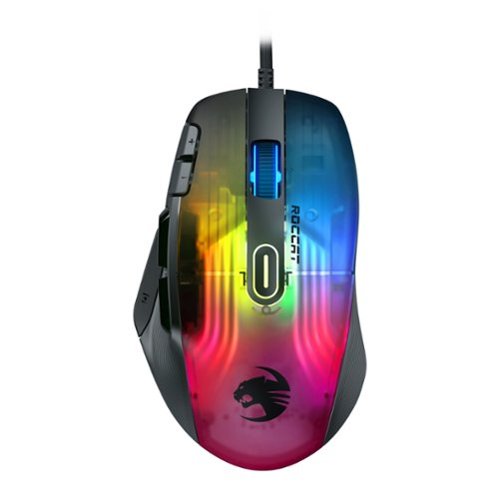  ROCCAT - Kone XP Wired Optical Gaming Ambidextrous Mouse with multi-button design &amp; AIMO RGB lighting - Wired - Black