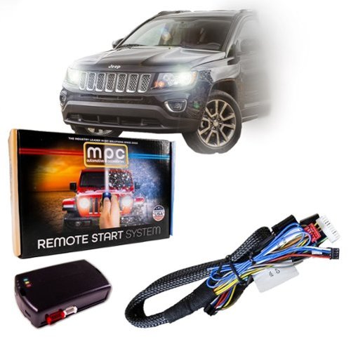 MPC - Plug-N-Play Remote Starter For 2008-2017 Jeep Compass - Uses Your OEM Remotes - Black-Front_Standard 