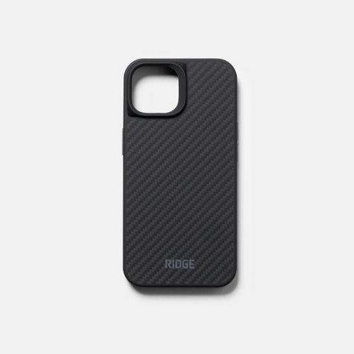 The Ridge Wallet Everyday Phone Case - iPhone 15 - Carbon - Black GLOBAL SHIPPING