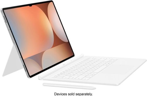 Samsung Galaxy Tab S10 Ultra/S9 Ultra Book Cover Keyboard - White HOW TO BUY