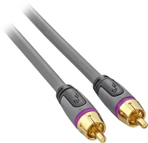  Rocketfish™ - 12' Subwoofer Cable - Gray