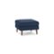 Burrow - Mid Century Nomad Ottoman - Navy Blue-Front_Standard