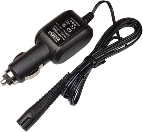 HQRP - 12V Car Charger for Braun Series 7 9 3 5 1 Series 3 Model 3020s Type 5415, Cruzer-4 Model 4846 Type 5746 Shaver-Front_Standard 