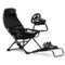 GTPlayer - Sim Racing Cockpit Foldable & Adjustable for High Performance Sim Racing - Black-Front_Standard