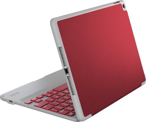  ZAGG - ZAGGfolio Bluetooth Keyboard Case for Apple® iPad® Air 2 - Red