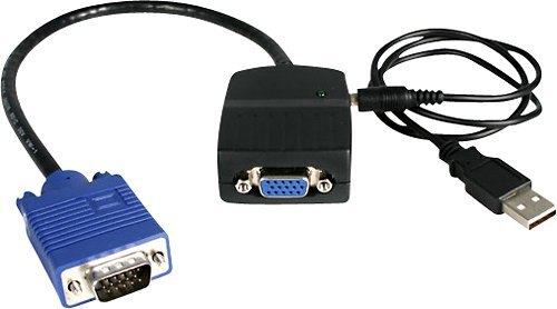  StarTech.com - 2-Port VGA Video Splitter - Black
