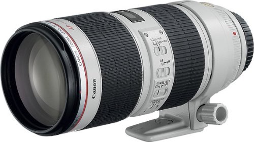  Canon - EF 70-200mm f/2.8L IS II USM Telephoto Zoom Lens - White