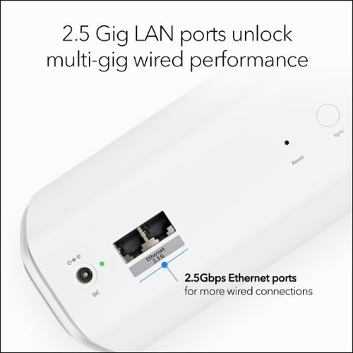 NETGEAR Orbi 770 Series BE11000 Tri-Band Mesh Wi-Fi 7 Satellite - White SHOP ONLINE