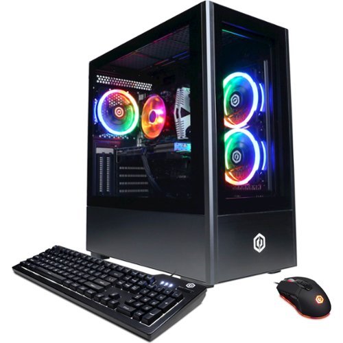 CyberPowerPC - Gamer Xtreme Gaming Desktop - Intel Core i7-11700F - 16GB Memory - NVIDIA GeForce RTX 3060 - 1TB HDD + 500GB SSD - Black-Angle_Standard 