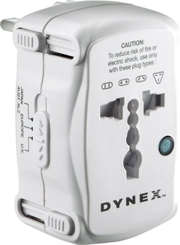  Dynex™ - Travel Adapter Plug - Multi