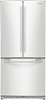 Samsung - 19.7 Cu. Ft. French Door Refrigerator - White-Front_Standard 