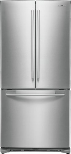  Samsung - 19.7 Cu. Ft. French Door Refrigerator - Stainless Platinum
