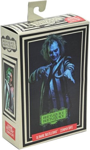 NECA Beetlejuice Beetlejuice 7 Scale Action Figure - Ultimate Striped Suit GLOBAL SHIPPING