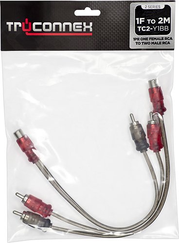Metra Male RCA Y Adapters - (Pair) - Multi WORLDWIDE DELIVERY
