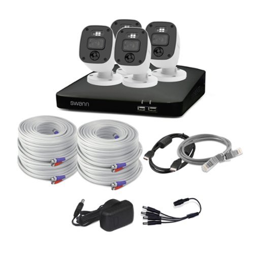 Swann SwannForce 2K Security Camera System, 4x Bullet Analog CCTV