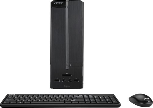  Acer - Aspire X Desktop - AMD E2-Series - 4GB Memory - 500GB Hard Drive - Black