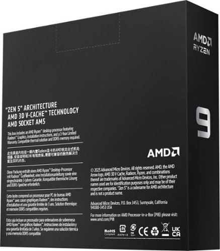 AMD Ryzen 9 9950X3D2 Dual Edition 16 Core 32 Thread 4.3 GHz (5.6
