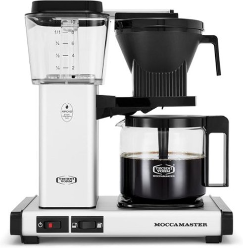 Moccamaster - KBGV Select 10-Cup Coffee Maker - Matte Silver-Front_Standard 