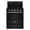 Maytag - 5.0 Cu. Ft. Freestanding Gas Range With No Preheat Air Fry and Air Baking - Black-Front_Standard