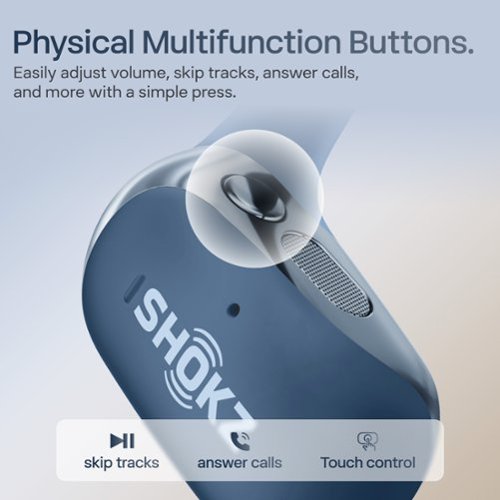 Shokz OpenFit 2+ Open-Ear True Wireless Bluetooth Earbuds - Stone Blue BUY IN DUBAI