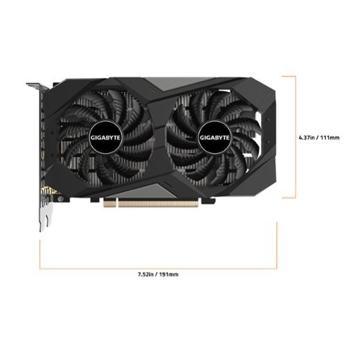 GIGABYTE NVIDIA GeForce RTX 3050 WINDFORCE OC V2 6GB GDDR6 PCI Express 4.0 Graphics Card - Black WHERE TO BUY
