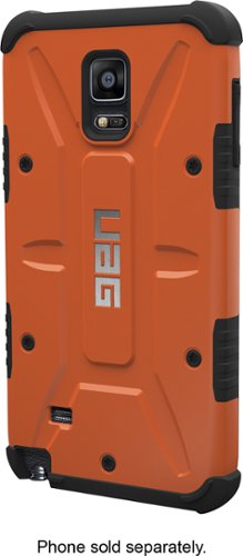  Urban Armor Gear - Composite Case for Samsung Galaxy Note 4 Cell Phones - Rust/Black
