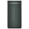 KitchenAid - 25.5 Cu. Ft. Built-In Side-by-Side Refrigerator with Platinum Interior - Juniper-Front_Standard