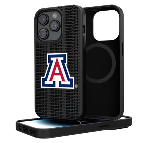 Keyscaper - NCAA - Arizona Wildcats Primary Logo iPhone Magnetic Bump Case - 16 Pro Max - Black-Front_Standard 