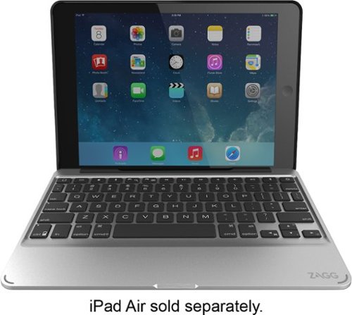  ZAGG - Folio Slim Keyboard Case for Apple® iPad® Air 2 - Black