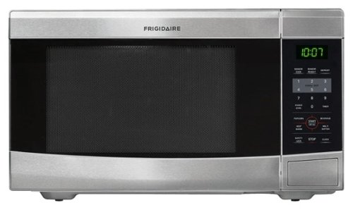  Frigidaire - 1.1 Cu. Ft. Mid-Size Microwave - Stainless steel
