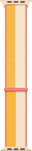 Apple - Watch™ 45mm Sport Loop - Regular - Maize/White-Front_Standard 