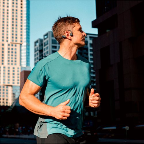 Shokz OpenRun Pro 2 Bone Conduction Open-Ear Sports Headphones - Steel Blue SHOP ONLINE