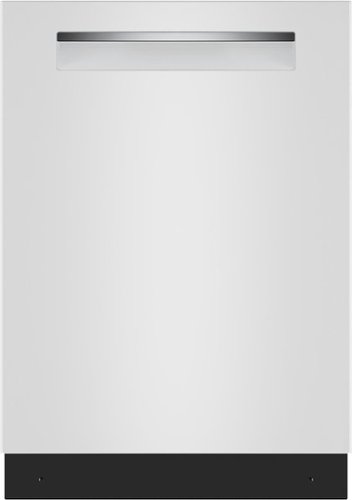 Bosch - 500 Series 24" Top Control Smart Built-In Stainless Steel Tub Dishwasher with 3rd Rack and Zone Wash, 44 dBA - White