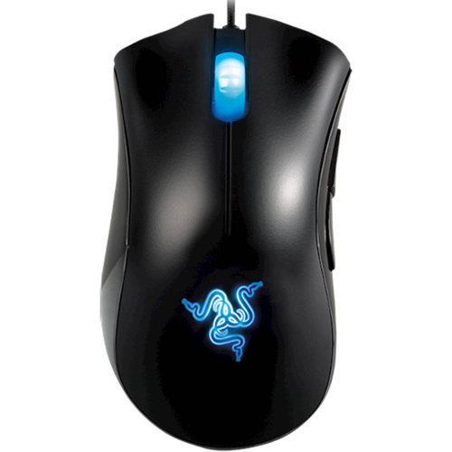  Razer - DeathAdder Wired Optical Gaming Left-Handed Mouse - Black