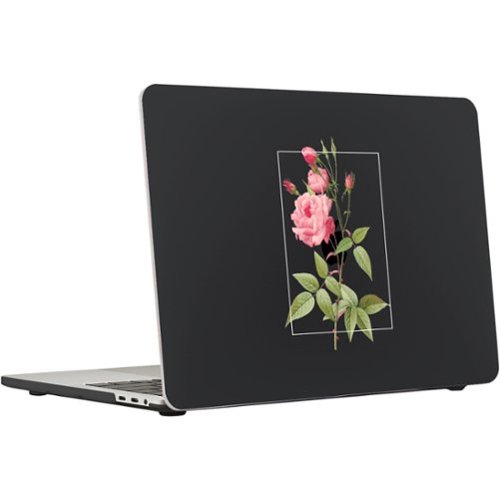 SaharaCase Hybrid-Flex Arts Case for Apple MacBook Pro 13 Laptops - Black GLOBAL SHIPPING