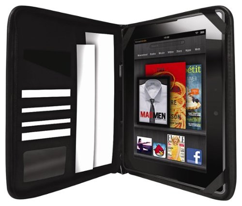  Hipstreet - Portfolio Case for Kindle Fire HD 7&quot; - Black