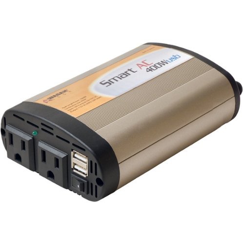 Wagan - Smart AC Inverter 400W USB - Gold-Front_Standard 