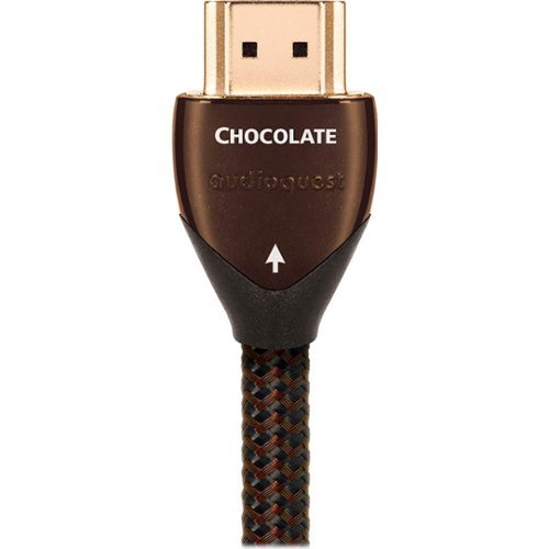 AudioQuest - Chocolate 2' 4K Ultra HD HDMI Cable - Black/Brown-Front_Standard