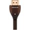 AudioQuest - Chocolate 2' 4K Ultra HD HDMI Cable - Black/Brown-Front_Standard