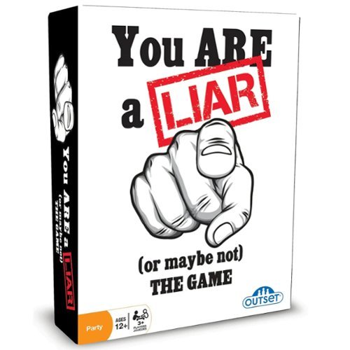 Outset Media - Outset Media: You Are A Liar (or Maybe Not) Game, 264pcs, Kids & Adults