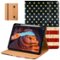 DTTO - Case for iPad 11th Gen 11" 2025 (A16) & 10th Gen 10.9" 2022, Leather Folio Cover with Pencil Holder & Auto Wake/Sleep - US Flag-Front_Standard