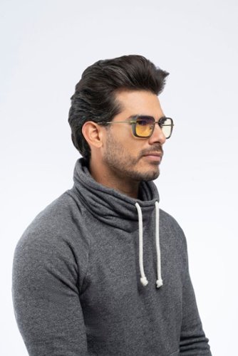 GUNNAR Fallout Vault 33 Computer Glasses with Blue Light Reduction, Amber Lenses - Gunmetal/Olive SHOP ONLINE