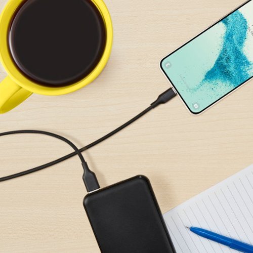 Best Buy essentials™ 10' USB-C to USB Braided Charge-and-Sync Cable - Black BUY ONLINE