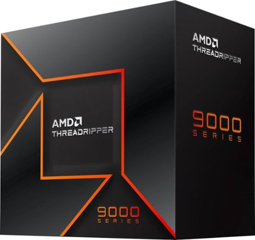 AMD - Ryzen Threadripper 9970X 32-Core - 64-Thread 4 GHz (5.4 GHz Max Boost) Socket sTR5 Unlocked Desktop Processor - Black