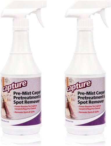 Capture - Carpet Cleaning Soil Release Pre-Mist, Unscented, 24 fl oz, Pack of 2 - White-Front_Standard 