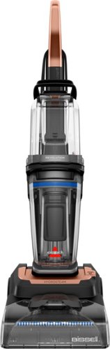 BISSELL - Revolution HydroSteam Upright Vacuum - Black / Copper Harbor