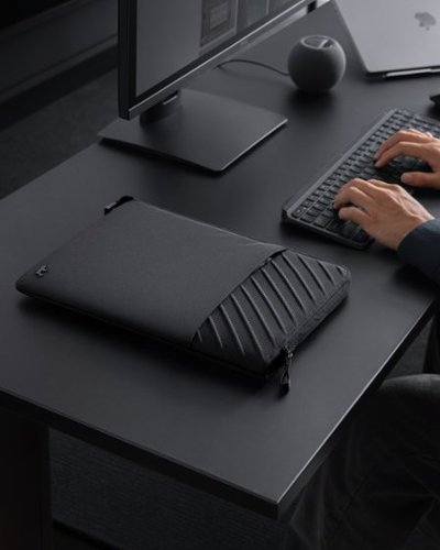 tomtoc Voyage-A10 Slim Laptop Sleeve for 2025 13-inch MacBook Air M4 A3240/M3/M2/M1, 13 Inch MacBook Pro, Minimalist Design - Black WORLDWIDE DELIVERY