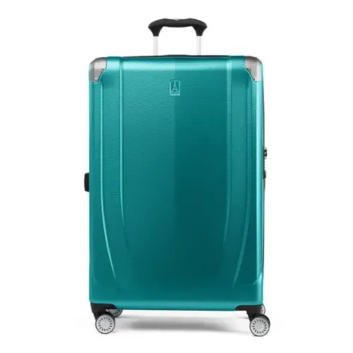 Front. Travelpro - Travelpro Pathways 3 Hardside Expandable 28" Checked Spinner - Kayak Teal.